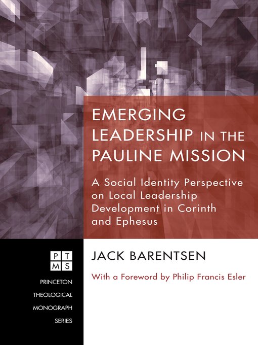 Title details for Emerging Leadership in the Pauline Mission by Jack Barentsen - Wait list